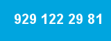929 122 29 81